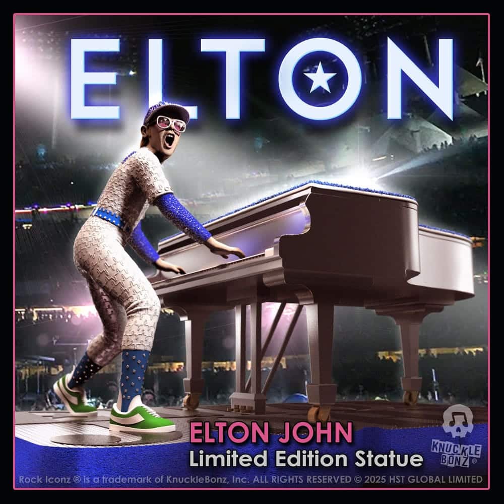 x_knbz-elton100_z Elton John Iconz Statue 19 cm - Image 1