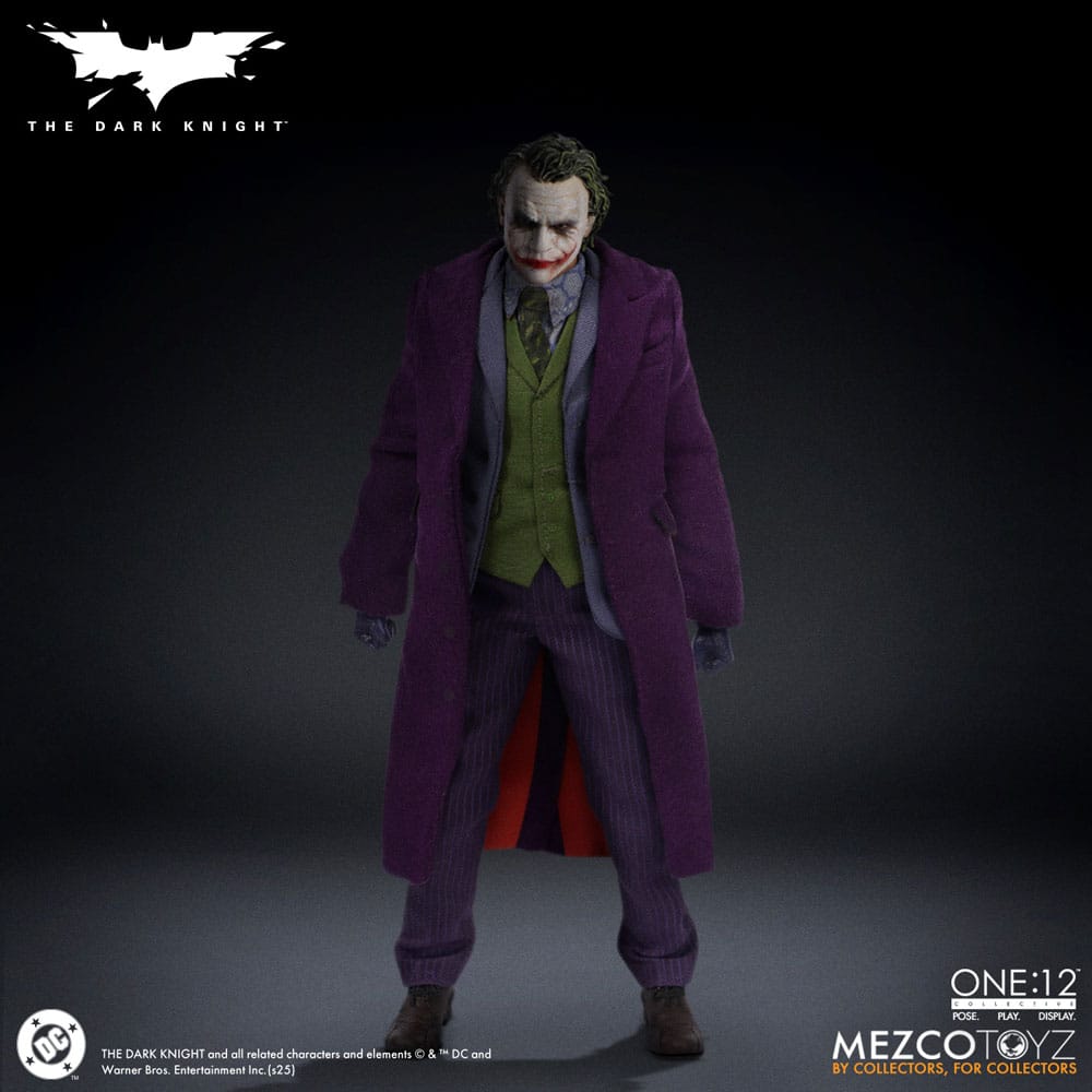 x_mez77482 The Dark Knight Action Figure 1/12 Joker 17 cm - Image 1