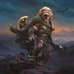 Magic The Gathering Art Scale Statue 1/10 Ajani Goldmane 26 cm
