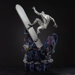 Marvel Comics Infinity Gauntlet Diorama Art Scale Statue 1/10 Silver Surfer Deluxe 36 cm - Image 2