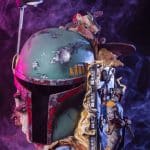 Star Wars The Empire Strikes Back Fine Art Bust Boba Fett Deluxe Edition 50 cm