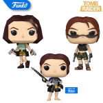 Funko Pop! Games: Tomb Raider- Lara Croft - Bundle x 2 Funko Pops (Excluding Exclusive)