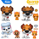 Funko Pop!: Oliver & Company - Bundle x 2 Funko Pops (Only Common)
