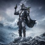 The Mandalorian & Grogu Art Scale Statue 1/10 The Mandalorian and Grogu 25 cm