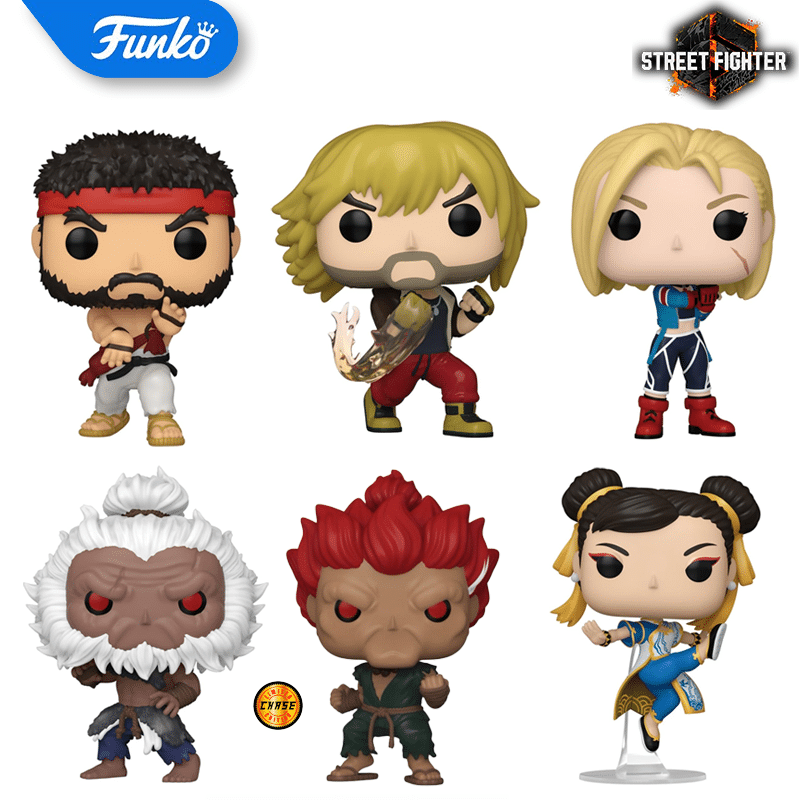 HKdhIP2W8AAUa3o Funko Pop! Games: Street Fighter - Bundle x 5 Funko Pops (No Chase) - Image 1