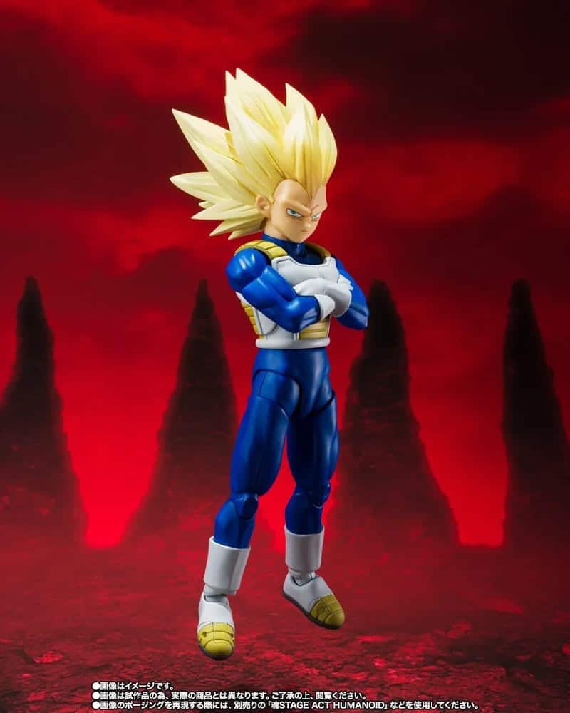 x_btn73638 Dragon Ball Daima S.H.Figuarts Action Figure Super Saiyan 3 Vegeta 15 cm - Image 1