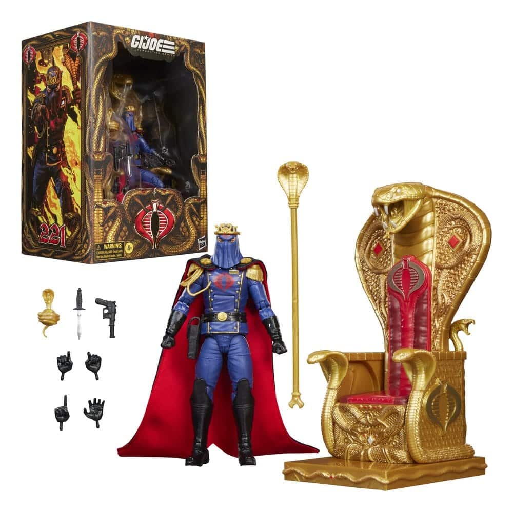 x_hasg2081_b G.I. Joe Classified Series Action Figure Cobra Commander in Dress Uniform & Throne 15 cm - Image 1