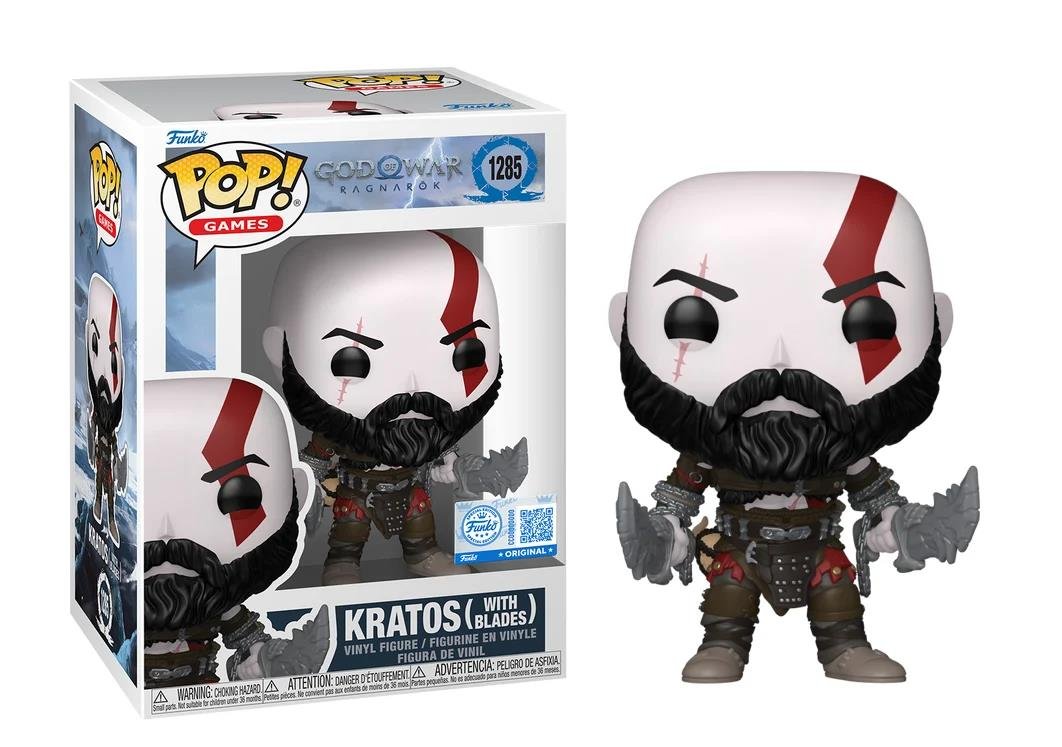 410217-0-0000-figoura-funko-pop-god-of-war-ragnarok-kratos-with-blades-1285-exclusive Funko POP! God of War: Ragnarok - Kratos with Blades #1285 (Exclusive) - Image 1