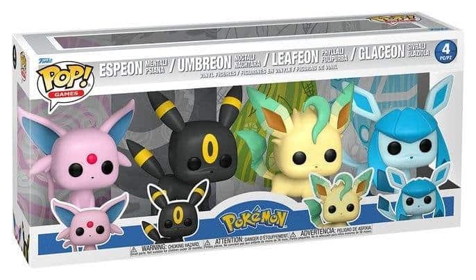 427990-0-0000-figoura-funko-pop-pokemon-eeveelutions-espeon-umbreon-leafeon-glaceon-4-pack Funko Pop! 4-Pack Games: Pokemon - Espeon, Umbreon, Leafeon, Glaceon - Image 1