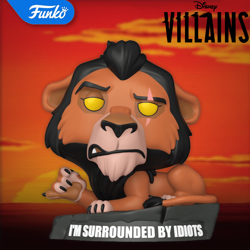 HRyXlqGasAAQibi Funko Pop! Disney: Villains - Scar #1801 - Image 1