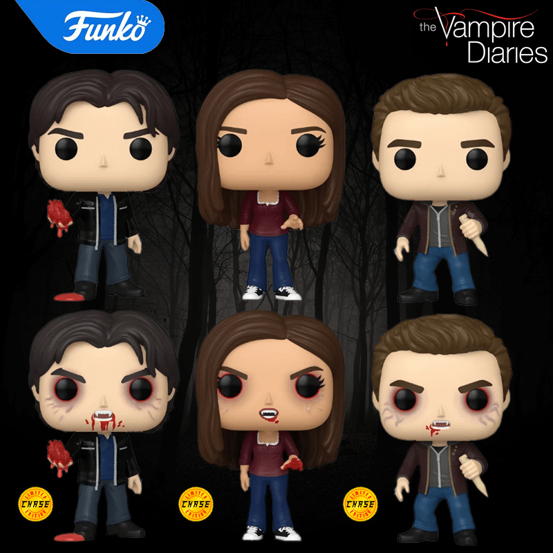 HSWWXslWYAAmq-P Funko Pop! Television: The Vampire Diaries - Bundle x 3 Funko Pops (No Chases) - Image 1