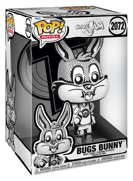 x_fk93196_a Space Jam Super Sized Jumbo POP! Vinyl Figure Bugs Bunny (JV) 10" - Image 1
