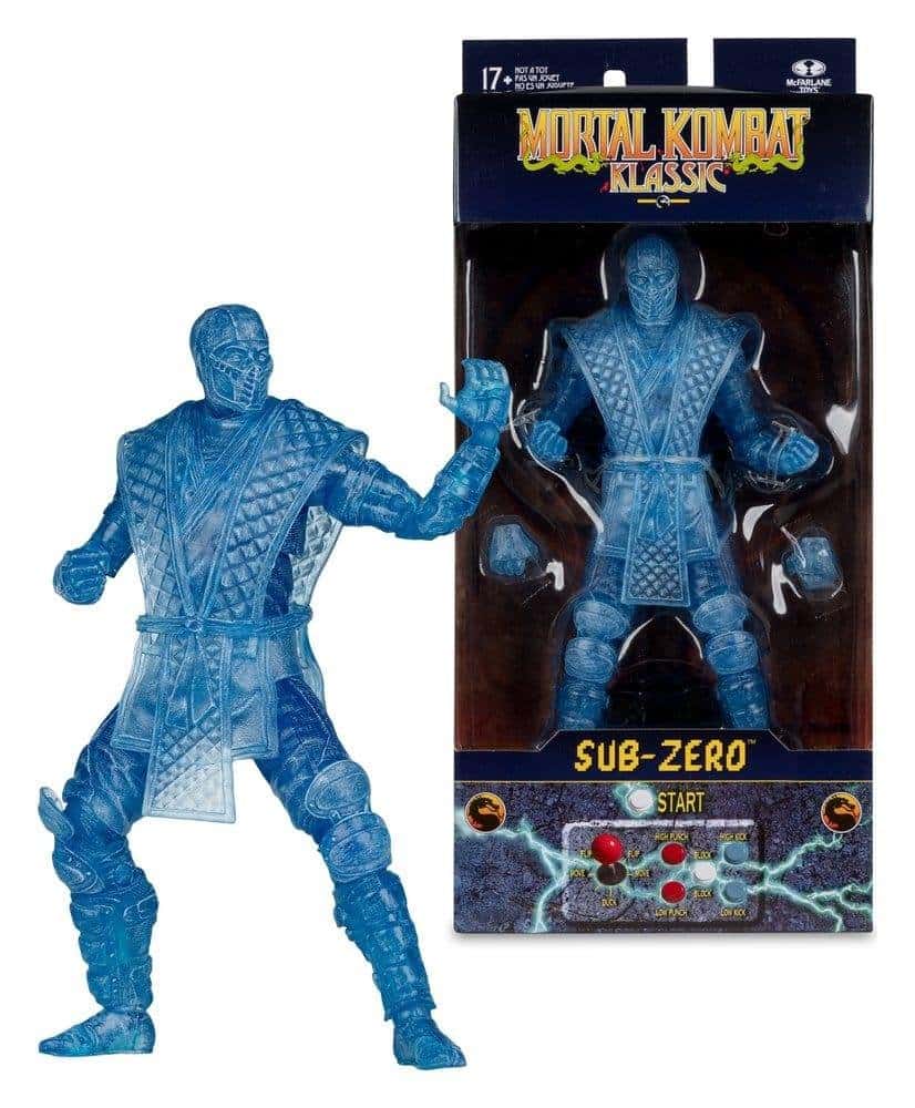 406545-0-0000-mortal-kombat-klassics-sub-zero-ice-clone-by-todd-mcfarlane-figoura-drasis-18cm Mortal Kombat Klassics - Sub-Zero (Ice Clone) & Reptile (Invisible) Bundle - Image 1